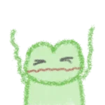 Sticker cute-frog