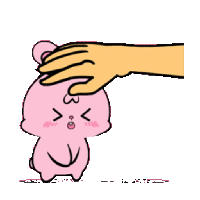 Sticker pink-bunny